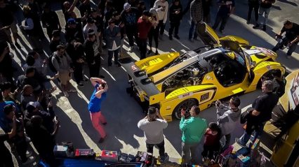 Dude Continually Ruins Car Shows Trying to Make Spectacle of Himself