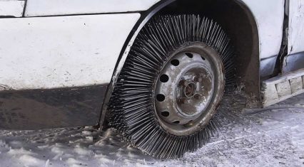 Using 3,000 Nails As A Tire! Will It Work?