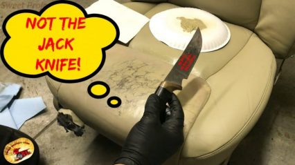 Slick Tip Shows How To Repair Discoloration and Holes in Vinyl Seats