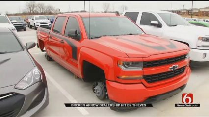 Thieves Leave 30+ Chevrolet Vehicles on Blocks, Steal Wheels