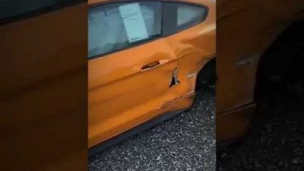 2019 Mustang Already Totaled By Salesman