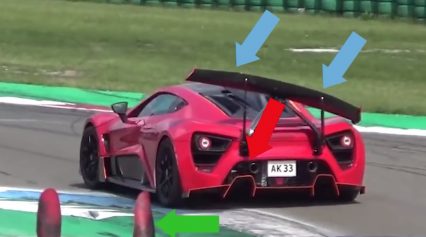 How The Zenvo TSR-S Creates Dynamic Downforce With Its Unique Wing