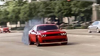 Cars and Coffee Gets Wild When Demon Leaves Sideways