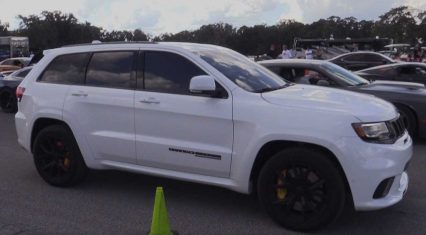 Demon Performance Modded Trackhawk Lays the Law Down in Half Mile