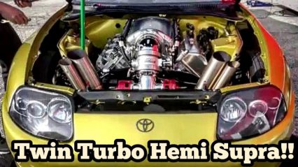 This Twin Turbo, Hemi Powered Supra Is Hurting Purists Feelings