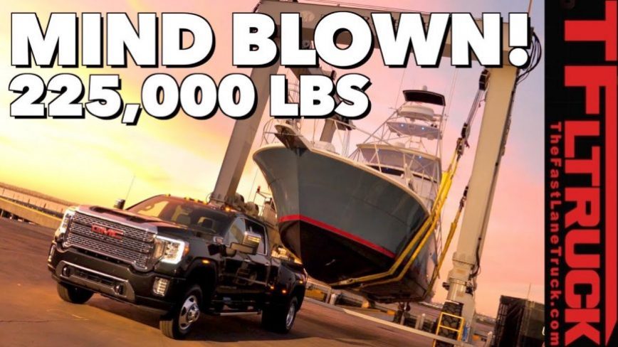 Watch the 2020 GMC Sierra HD Pull 225,000 Pounds!
