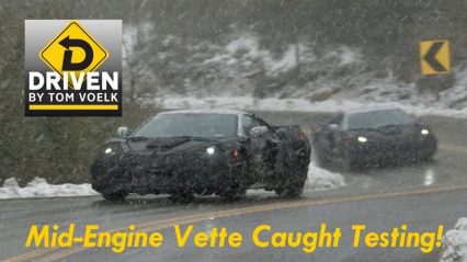 5 Mid-Engine Corvette Have Been Caught Testing California Roads.