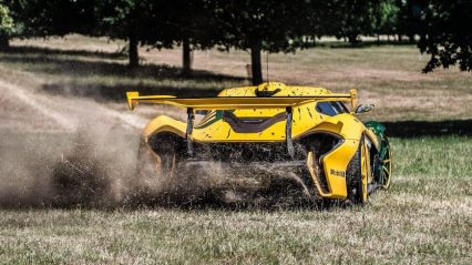 $5+ MILLION McLaren P1 GTR Hits The McDonald’s Drive Thru Before Off-Road Donuts and Drifting!