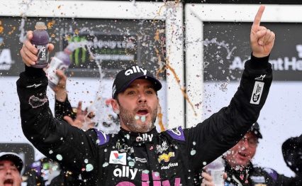 Jimmie Johnson’s Wild Daytona Kick Off Starts With A Marathon, Ends With A Clash Win.