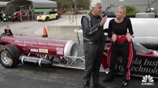 Jay Leno Takes On Jet Car Team Owner Elaine Larsen In Her Own Daily Driver