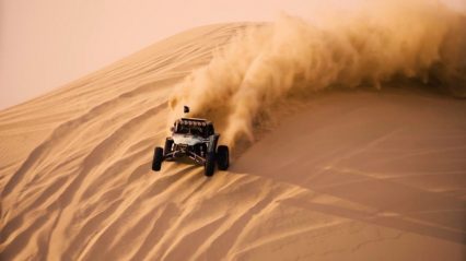 Wilkey Shreds Glamis Sand Dunes in Supercharged LS Buggy