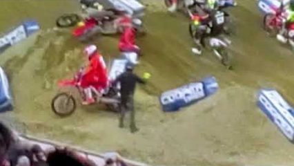 Chad Reed, And Justin Brayton Experience Every Supercross Racers Nightmare!