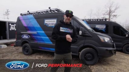Ken Block’s Rally Service Ford Transit Vans Are Must See Stuff