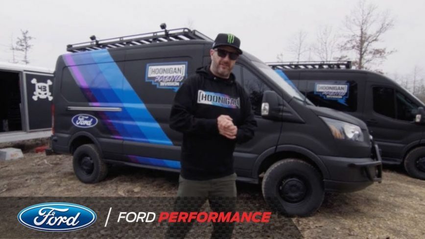 Ken Block's Rally Service Ford Transit Vans Are Must See Stuff