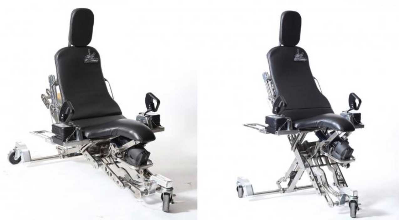 The "Human Hoist" Power Shop Chair - The Solution To Every Mechanic's Pain