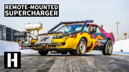 Remote Mounted Supercharger Makes Use Of Second Engine… But Why?