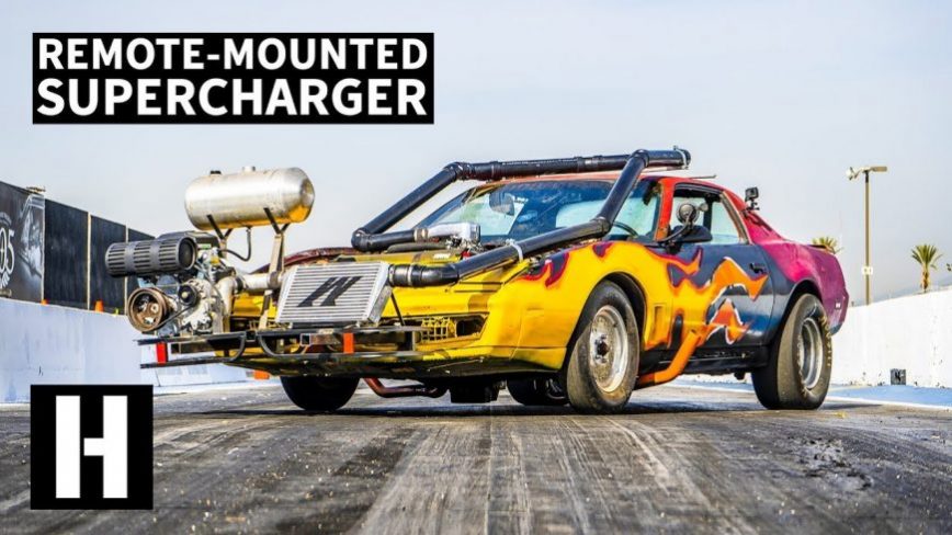 Remote Mounted Supercharger Makes Use Of Second Engine... But Why?