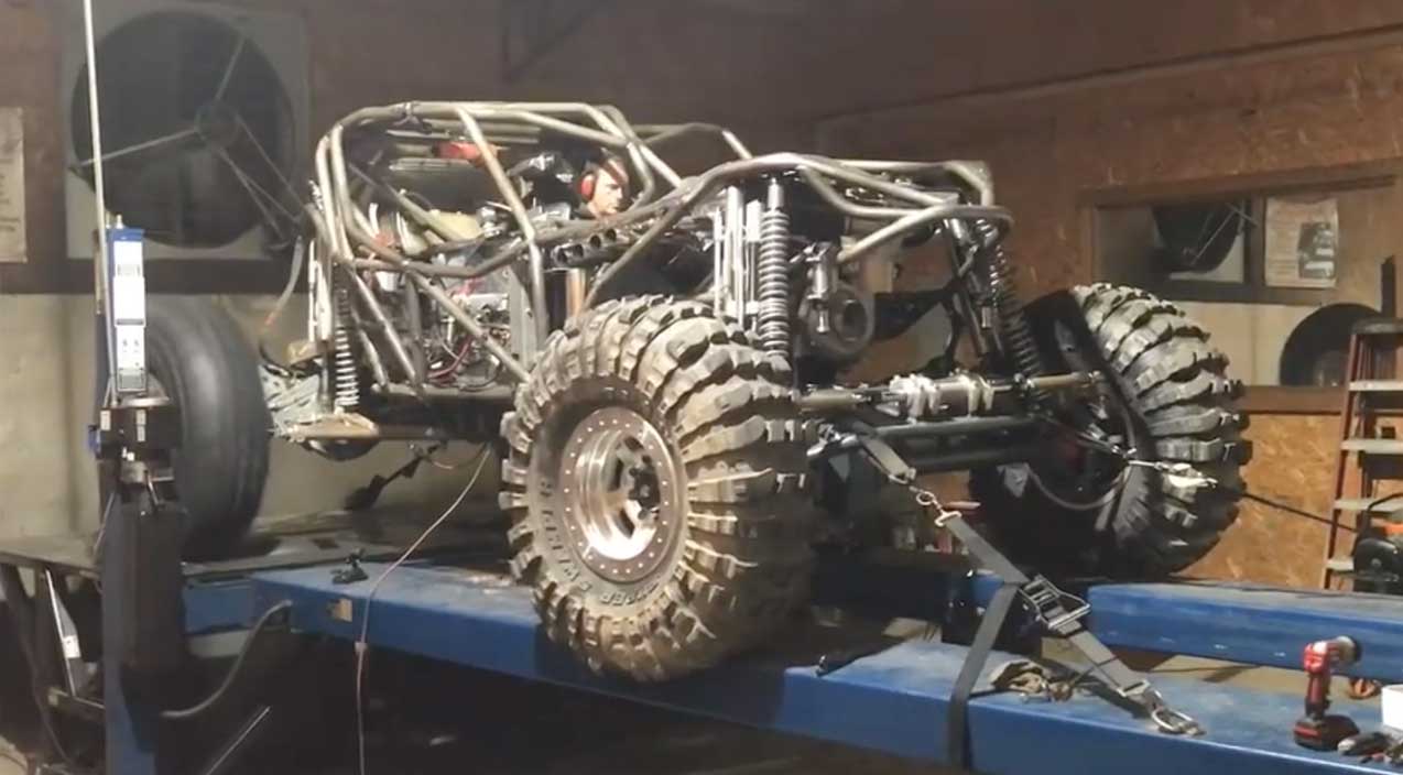 A Rock Racer On The dyno Might Be The Most violent Pull We've Seen Yet
