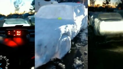 Trooper Can’t Give Parking Ticket To Car Made Of Snow