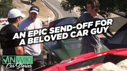 When An Automotive Loving Friend Passes Away, This Is The Send Off We Hope For!