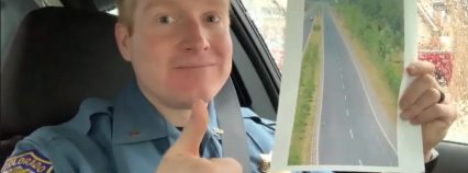 Colorado Officer Gives Hilarious Demonstration On When To Use Left Lane