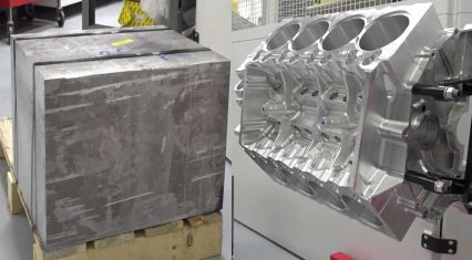 How 782 LBS Of Forged Aluminum Becomes A Racing Engine Block