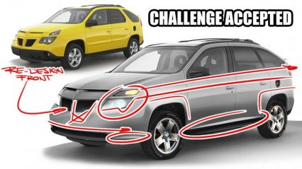 Graphic Designer Tries To Take The Ugly Out Of The Pontiac Aztek