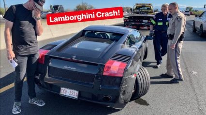 Police Talk Smack On Lambo Owner After Wrecking Dream Car