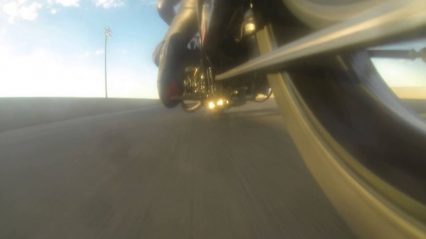 Up Close View Of A Drag Bike’s Chain At 211 MPH Is Slightly Terrifying