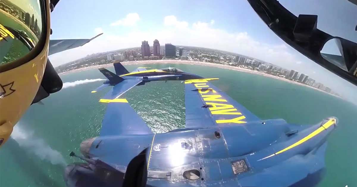 360 Video Takes Us Inverted With the Blue Angels