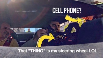 Cops Mistake Lamborghini Steering Wheel For a Cell Phone, Says Driver