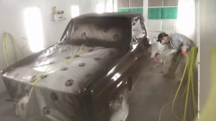 DIY Paint Job on a C10 truck