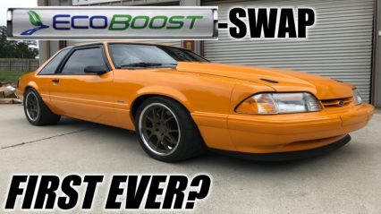 First Ever EcoBoost Swapped Foxbody Mustang (+Turbo Upgrade)