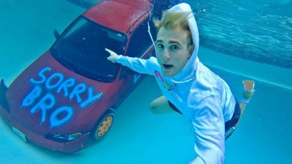 He Sunk His Best Friend’s Car in a Pool, Surprised Him With New Benz!