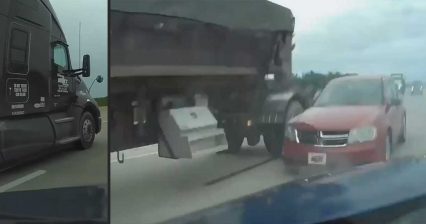 18-Year-Old Woman Learns Hard Lesson to Get Out of a Big Rig’s Way
