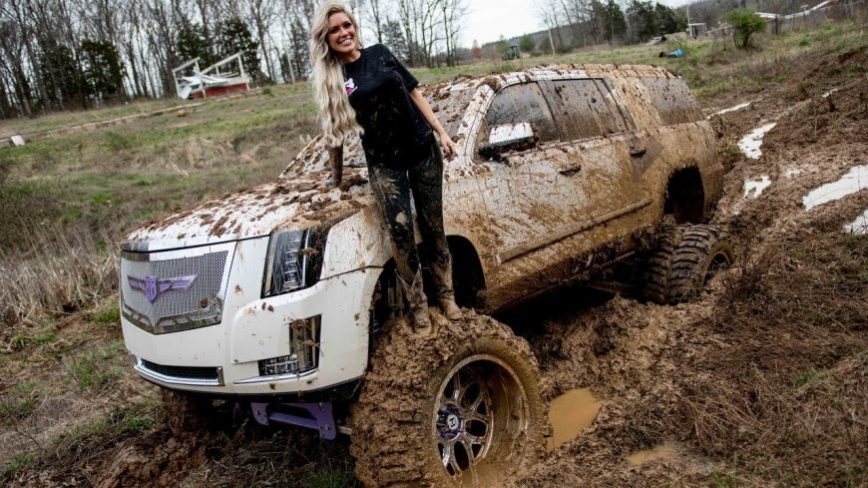 Lacey Blair Takes Her SEMA Build Mudding - She Shut Up The Haters!