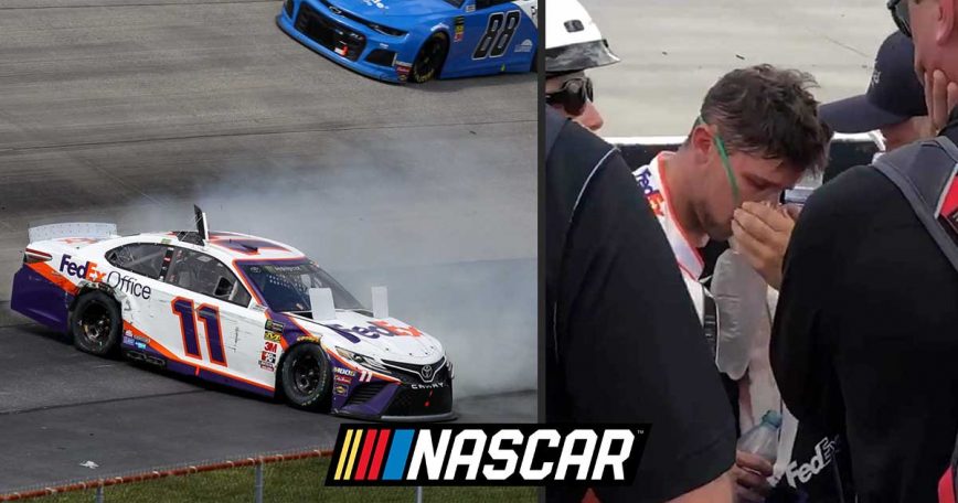 NASCAR's Denny Hamlin Was Treated For Carbon Monoxide Poisoning Mid-Race