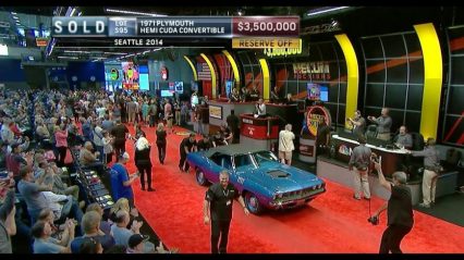 Rusty Shell Sells For Over $18,000. 1971 Hemi Cuda Fetches 3.5 million At Auction.