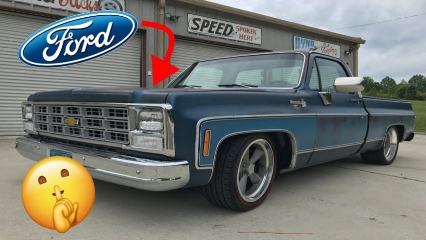 This Shop Snuck a Mustang Engine Into an Old Chevy Pickup