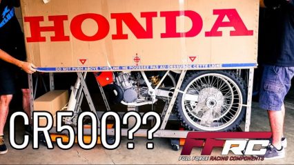 Unboxing Brand New 15-Year-Old Honda Dirtbike Years Later