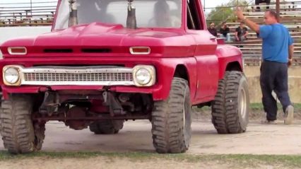 1966 Chevy Pickup Gets Absolutely Rowdy in the Mud