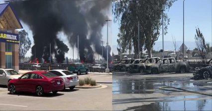 Entire California CarMax Lot Goes up in Flames