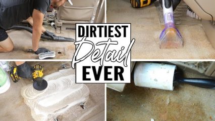 Detailing the Dirtiest Car Interior Ever, This Thing was a Disaster!