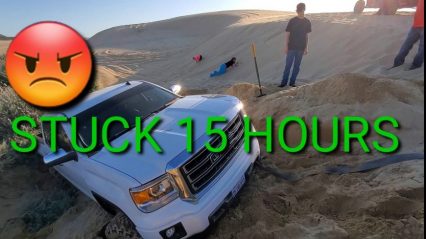 GMC Pickup Stuck in the Sand for 15 Hours – Epic Dune Rescue Mission!