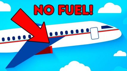 How Pilots Reacted When They Ran Out of Fuel at 41,000 Feet