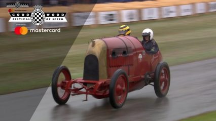 108-Year-Old Flamethrowing Fiat Blazes up the Goodwood FOS Hillclimb