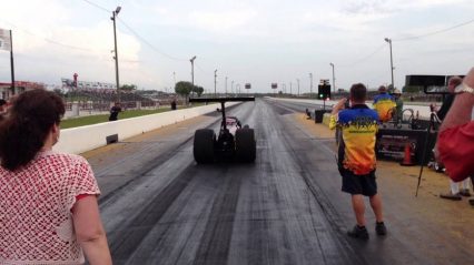 Don Garlits Sets Out to Take Electric Dragster to 200 MPH,  Chute Failure!