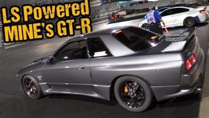 Guy LS Swapped a Real Mine’s Skyline ($100k Car!)