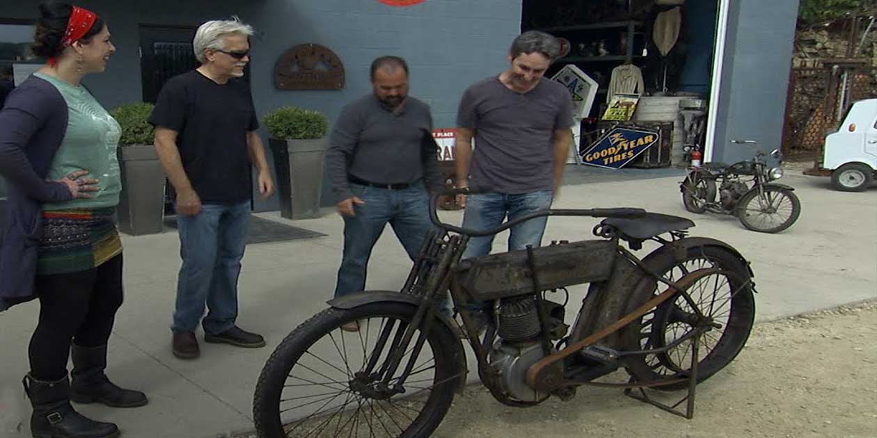 American Pickers Revive a 1911 Harley-Davidson