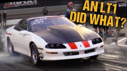Stick Shift LT1 Camaro Nearly Cracks 7s, Takes Down GM+Ford Record Holders!